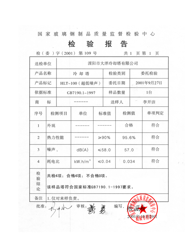 檢驗(yàn)報(bào)告